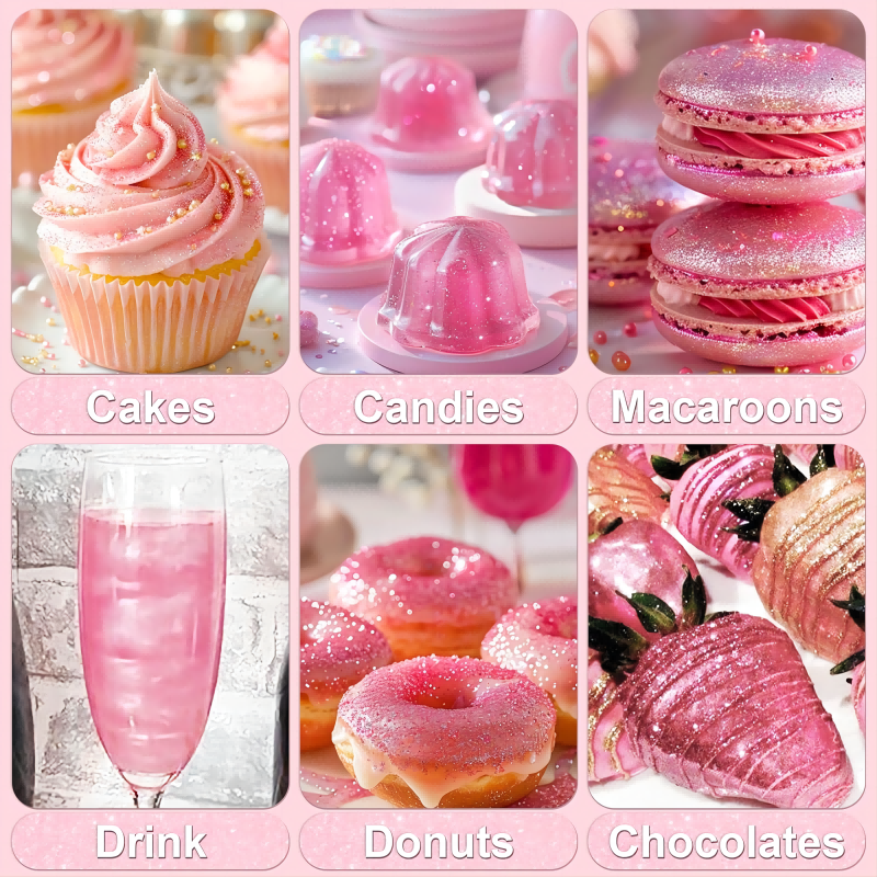 YAYANG Light Edible Glitter Edible Luster Dust Food Coloring Pigment For Dessert