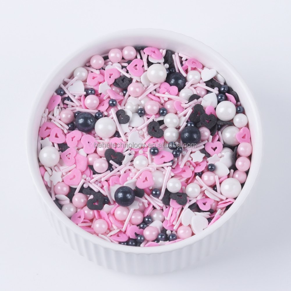 Black Pearl Edibles Cake Accessories Valentines Day Sprinkles Comestibles Al Mayor Cake Decorating Supplies Sprinkles In Bulk