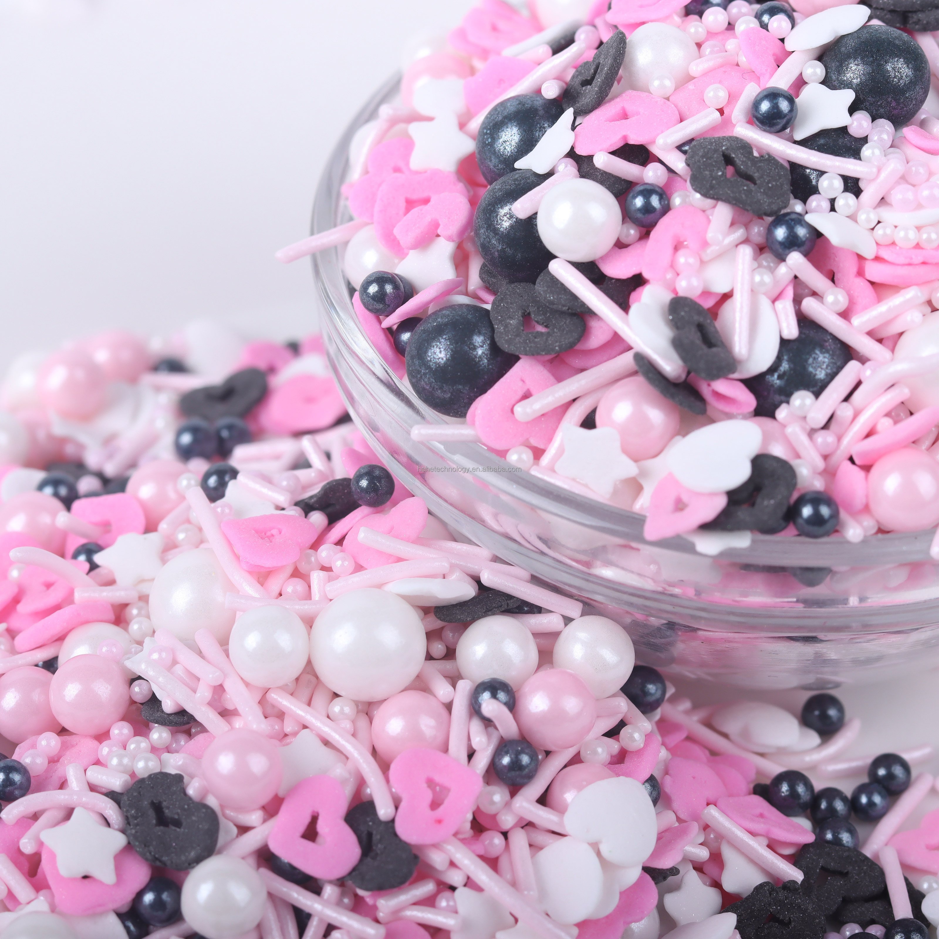 Black Pearl Edibles Cake Accessories Valentines Day Sprinkles Comestibles Al Mayor Cake Decorating Supplies Sprinkles In Bulk