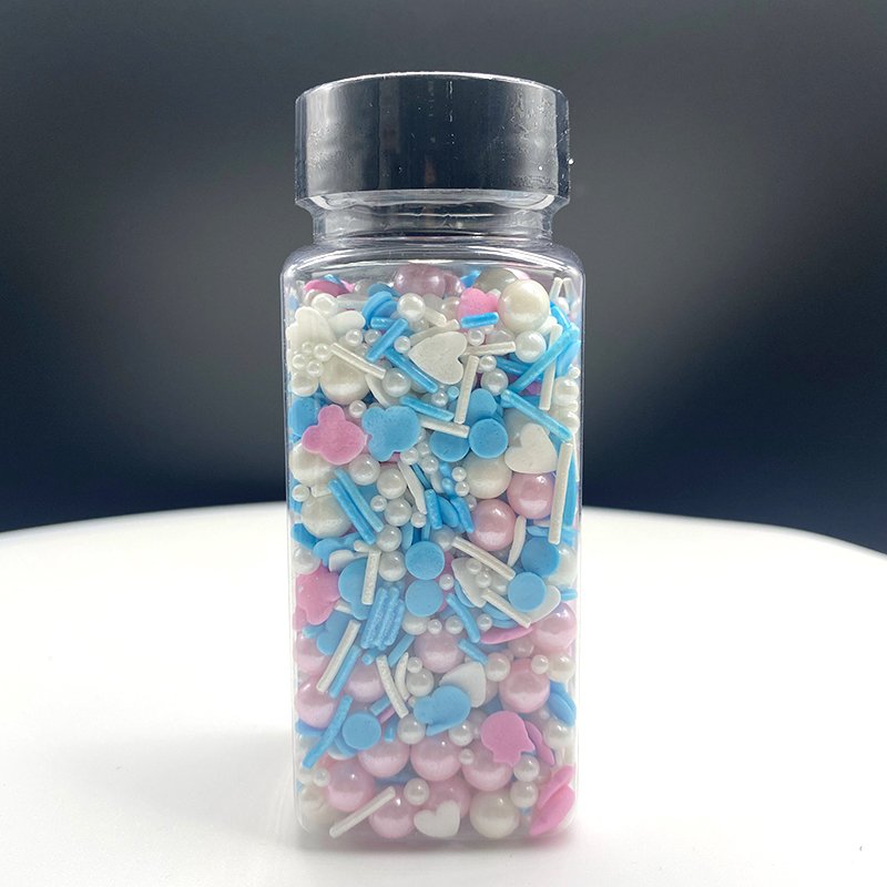 Nonpareil Fancy Pumpkin Ice-cream Coffee Edible Cake Pumpkin Unicorn Mermaid Watermelon Rainbow Sprinkles Container