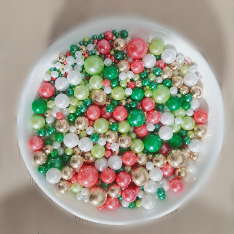 Metallic Decoration Edible Silver Sugar Sprinkles Cake Decoration Food Coloring Baking Ingredients