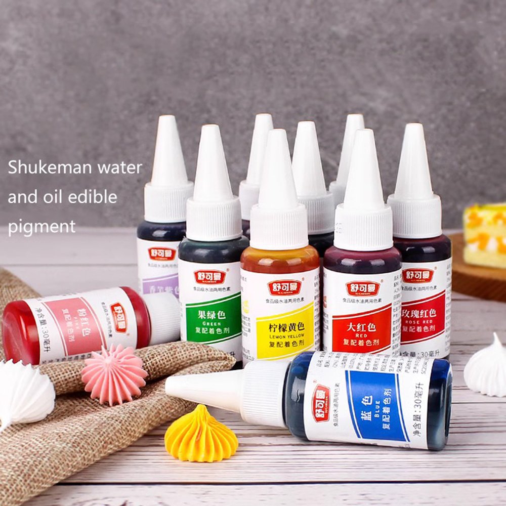 Liquid Colors For Fondant Macaron Decorative Cakes Used Liquid Food Coloring Bakery Pigment bakery decoration ingredients