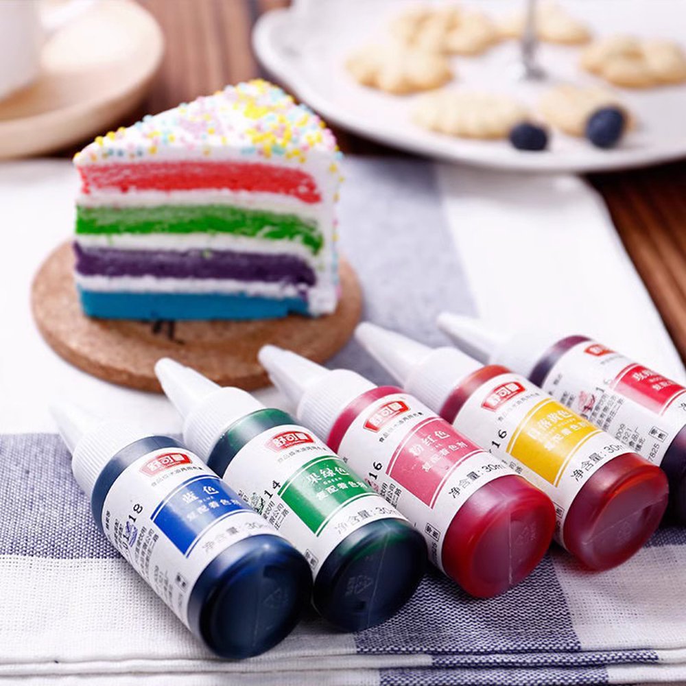 Liquid Colors For Fondant Macaron Decorative Cakes Used Liquid Food Coloring Bakery Pigment bakery decoration ingredients