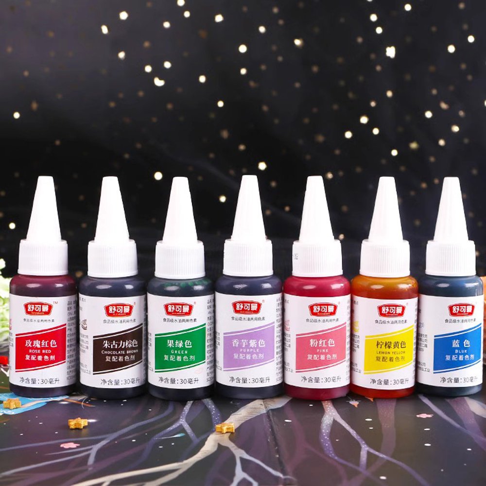 Liquid Colors For Fondant Macaron Decorative Cakes Used Liquid Food Coloring Bakery Pigment bakery decoration ingredients