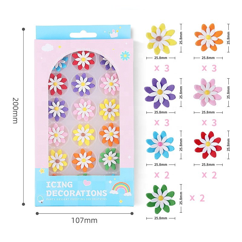 2023 New baking Supplies Wholesale Beautiful cake flowers edible cake toppers decorations for bake decorating