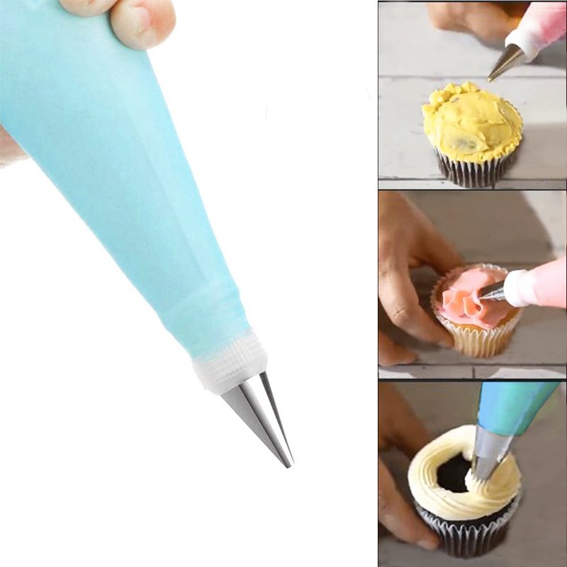 8Pcs/Set Pastry Bags Cake Decoration Piping Reusable Pastry Bag Cream Pastry Bag Cake Icing Piping Decorating Tool