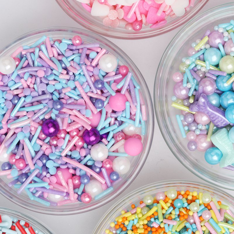Chroampamda Wholesale Hot Sale Different Size Sugar Beads Cake Bakery Decoration Edible Sprinkles in Bulk