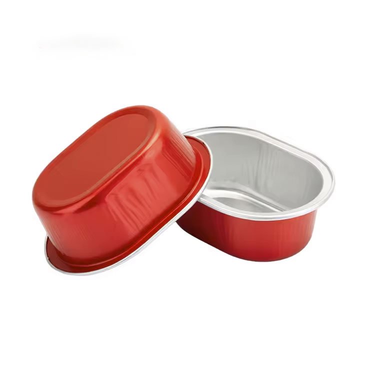 58ml Disposable Ramekin Aluminum Cupcake Cups, Silver Foil Baking Cups Muffin Liners For Cupcake, Egg Tart Pudding Creme Brulee