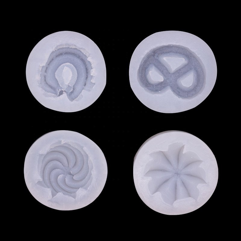 Silicone Cookie Mold DIY Mini Cream Filled Cookie Baking Accessories Chocolate Molds Mousse Cake Decorating Tools Candle Mold