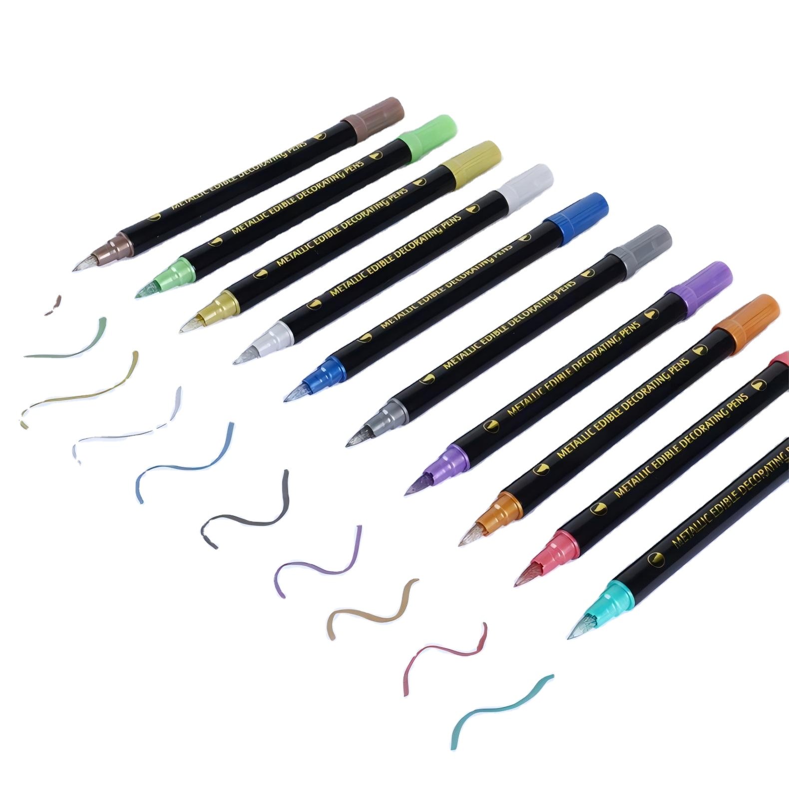 Free Sample Edible Markers Metallic Food Grade Edible Pen Cake Decorating Tools