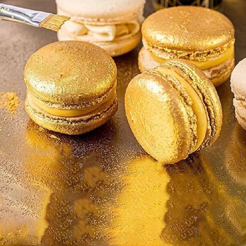 Bakery Decoration Ingredients Edible Luster Dust Gold Food Grade Glitter Powder for Cake Decoration