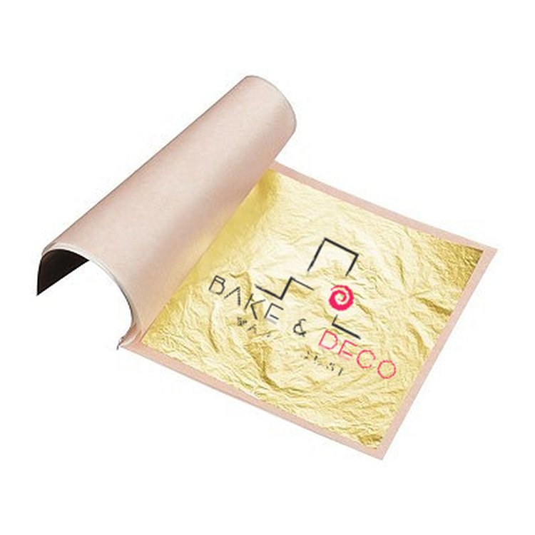 Healthy And Luxury Genuine Soft 24K Edible Gold Leaf Sheet