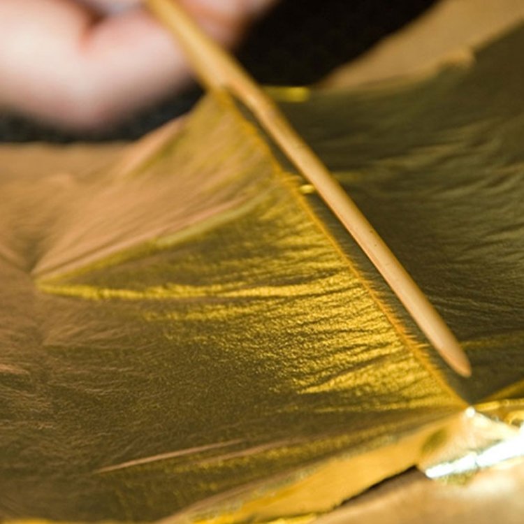 Healthy And Luxury Genuine Soft 24K Edible Gold Leaf Sheet