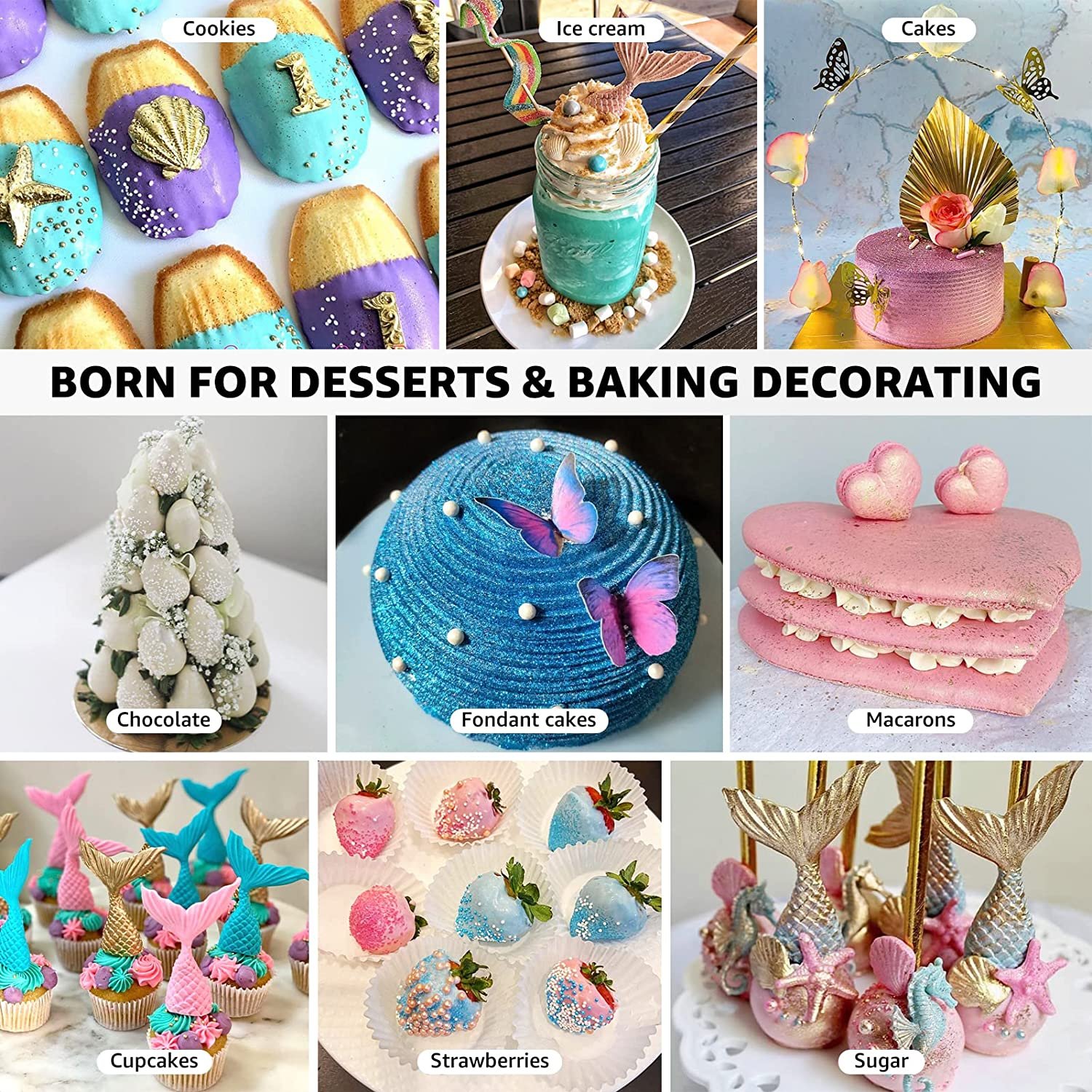 15g edible glitter cake powder