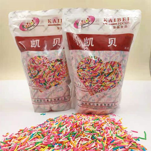 Bakery Decoration Ingredients cake decorating ingredients cake topper decoration Food Grade Rainbow Sprinkles for Cake
