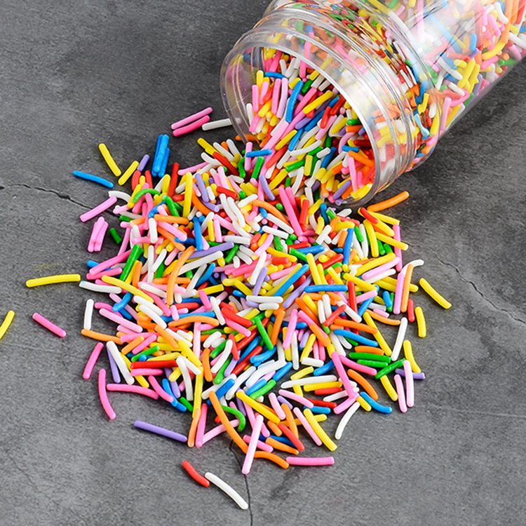 Sprinkles Sugar Rod Cake Decoration Edible Cartoon Candy Needle Bake Ingredients Cake Decoration