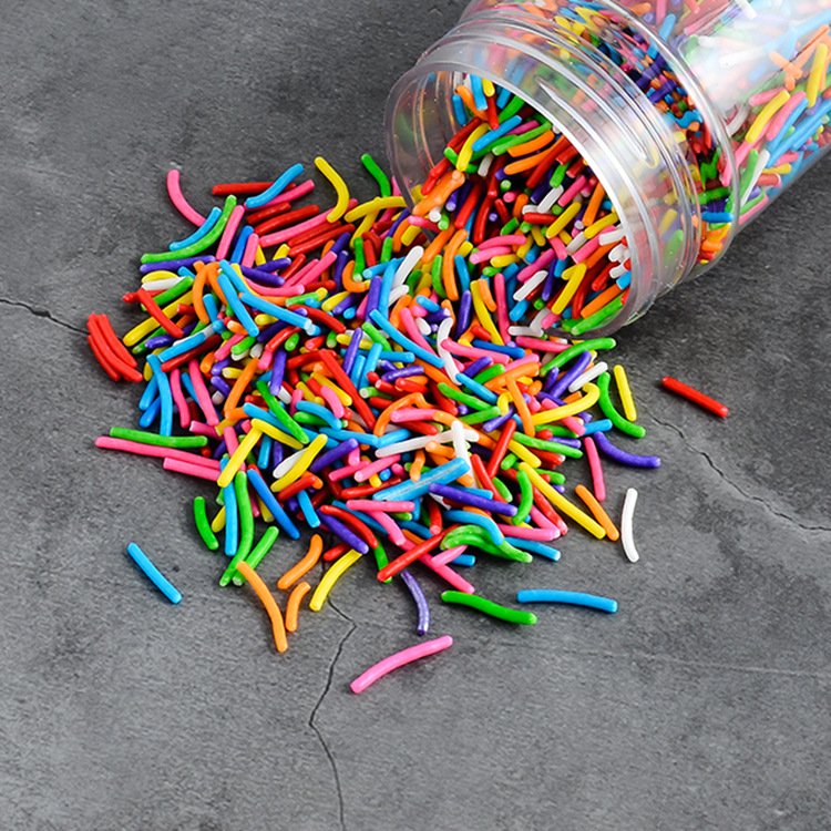 Sprinkles Sugar Rod Cake Decoration Edible Cartoon Candy Needle Bake Ingredients Cake Decoration