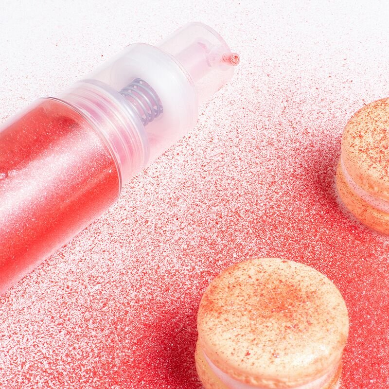 Edible Powder Glitter spray bottle for cakes