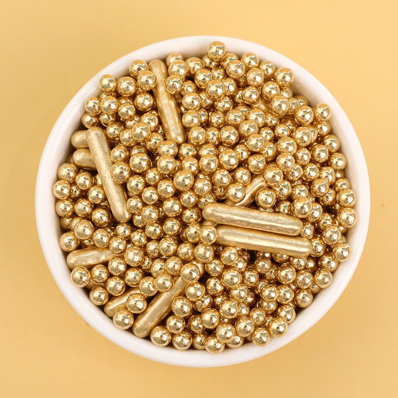 Metal rod Sugar Sprinkles Candy Cake Decorations Cupcake Toppers Bakery Decoration Ingredients Sugar sprinkles