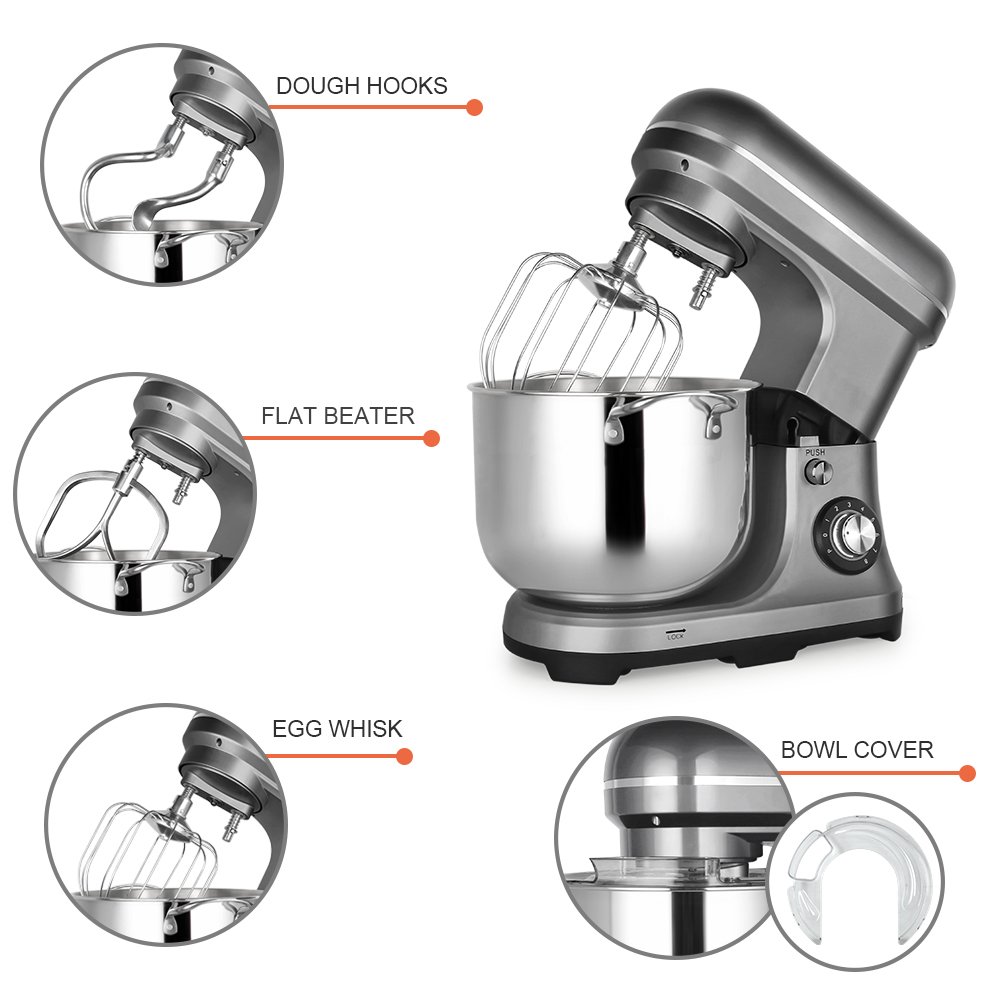 11L 2000W Large Powerful Electric Mixer Double Dough Hooks Planetary Baking Cake Bread Mixer Home Kitchen Appliance Food Mixer