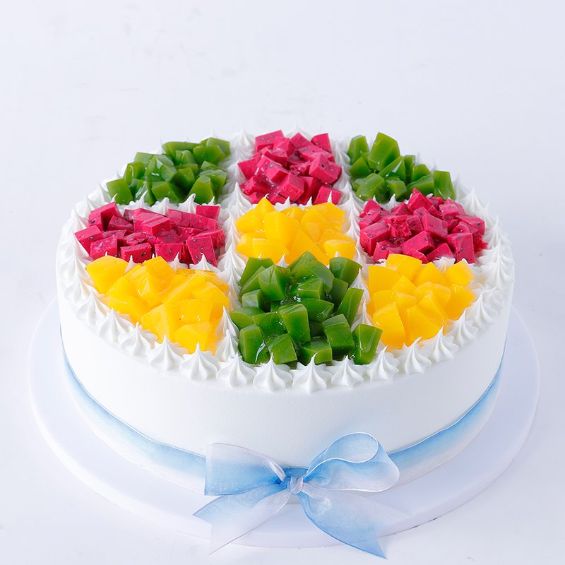 High quality hot sale cheap bakery window display beautiful fruit christmas cake model fake cake