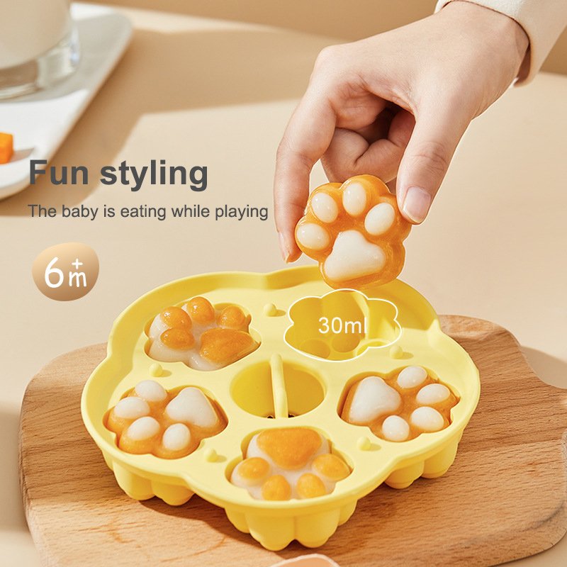 Wholesale Cat Paw Silicone Mold Chocolate Cake Decorating Baking Tool Cute Mold To Improve Baby'S Hands-On Ability