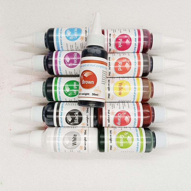 Sugar Cake Color High Concentration food coloring set of 11-colors edible food organic food color