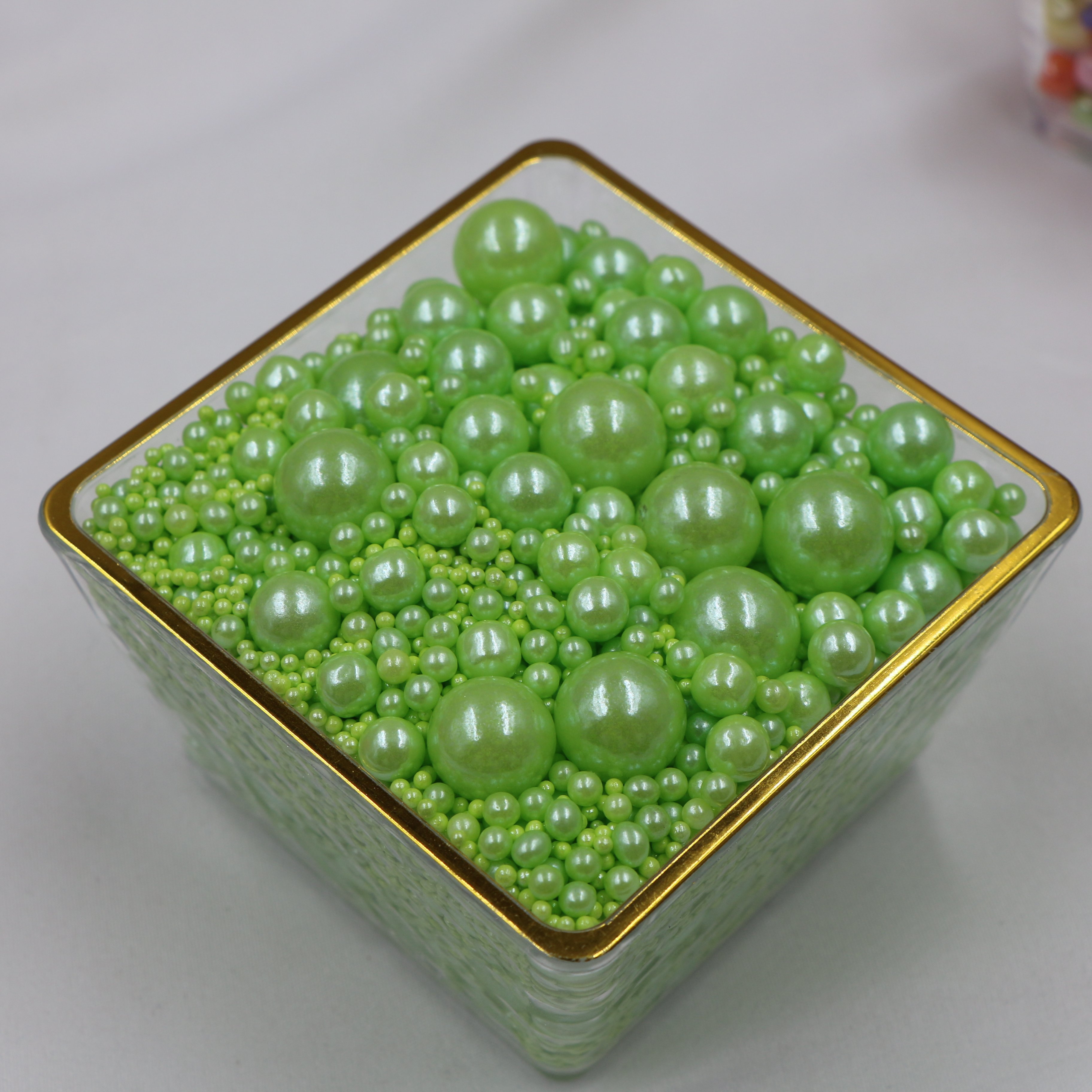 Wholesale price golden Valentine's day dragees edible candy mix jimmies sprinkles edible cake decoration for cupcake decorations