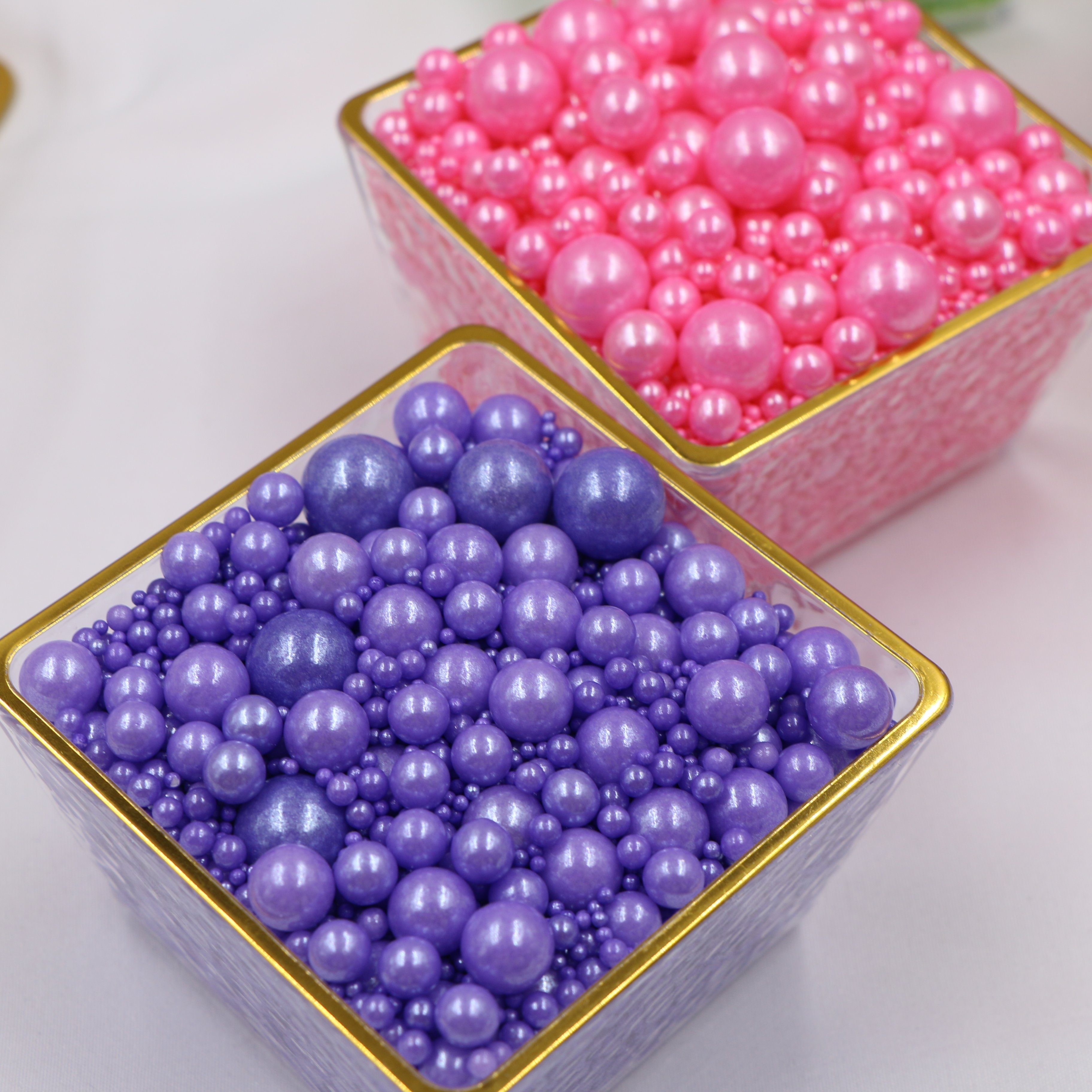 Wholesale price golden Valentine's day dragees edible candy mix jimmies sprinkles edible cake decoration for cupcake decorations
