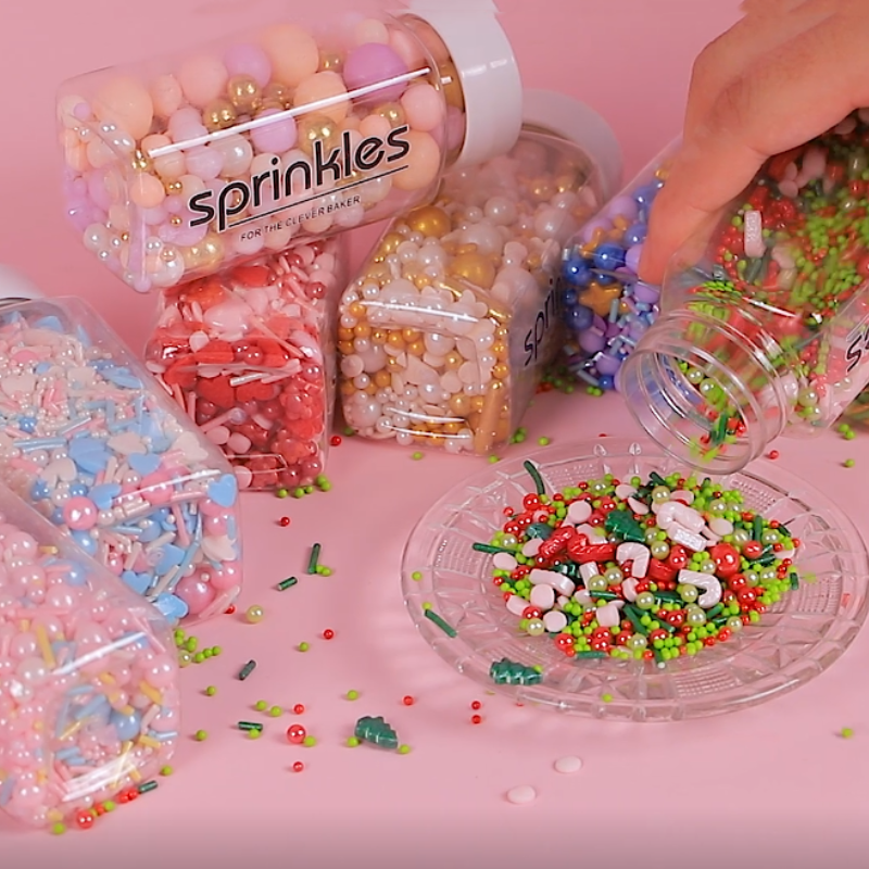 120g HALAL Mixed Mermaid Tails Candy Sprinkles Edible Cake Decoration Ingredients for Bakeries