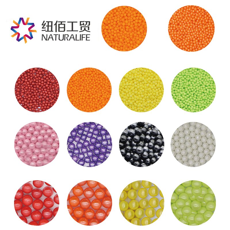 Sprinkles factory new design soft inside sugar pearls Cake Sprinkles Edible sugar beads for bags