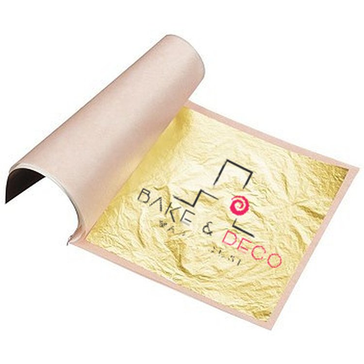 Top quality edible gold leaf for cake ice cream decoration