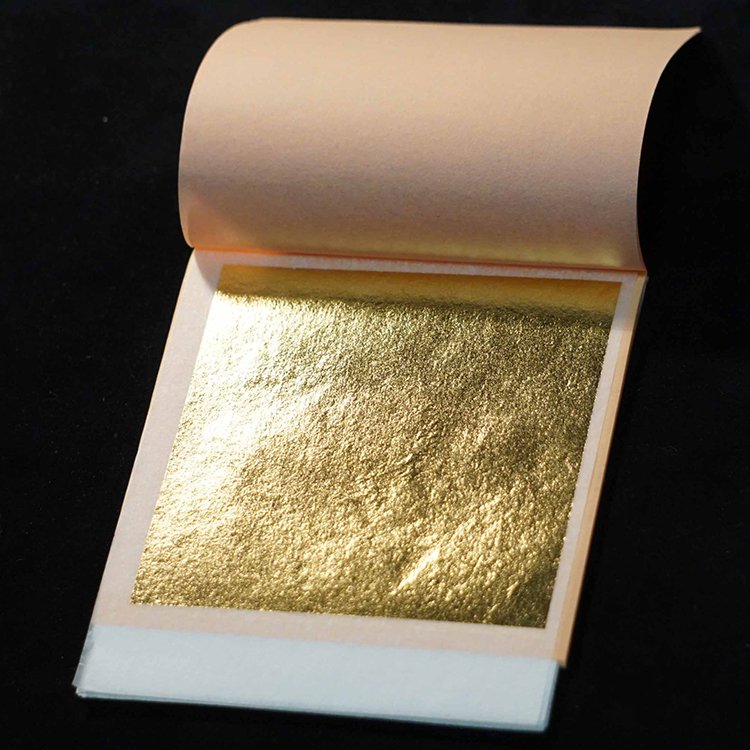Top quality edible gold leaf for cake ice cream decoration