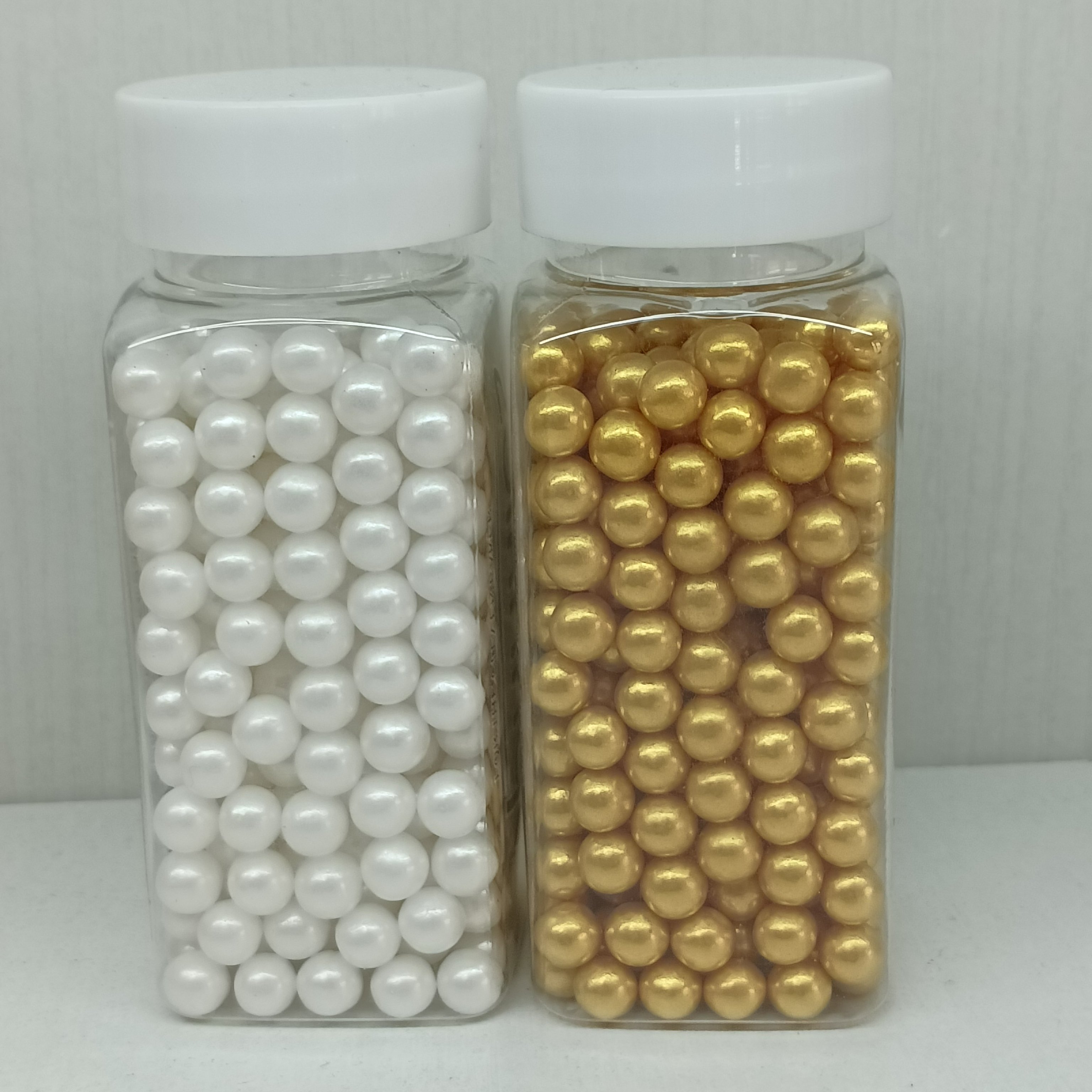 High Quality Edible Sugar Sprinkles White Sugar Candy Pearls Mixed Sugar Pearls Sprinkles For Cake Decoration