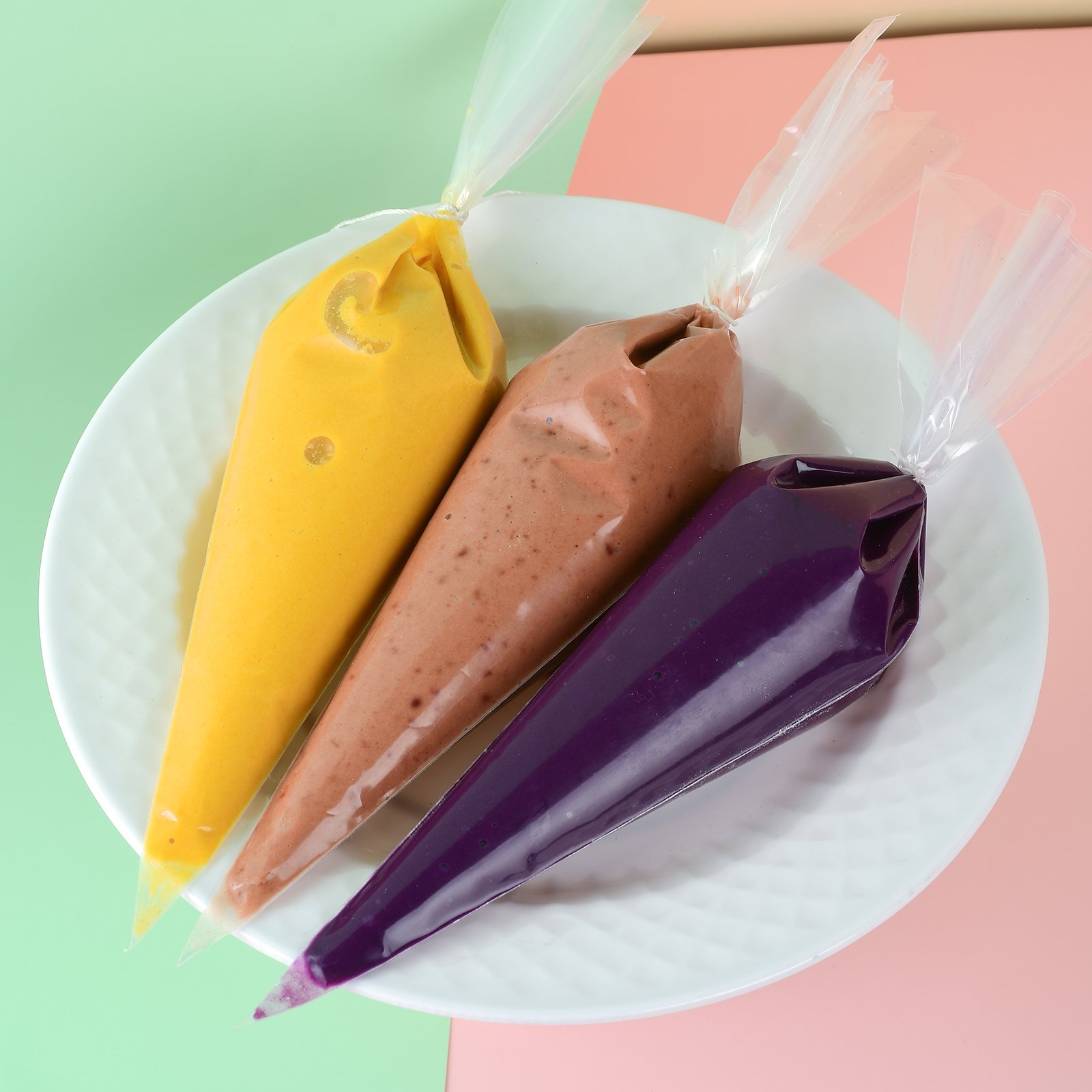 Biodegradable one time reusable cafe reustarant wedding puff cookie pastry plastic bags cake decoration icing pastry piping bag
