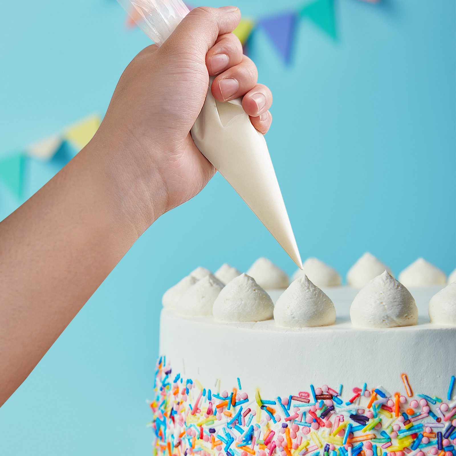 Biodegradable one time reusable cafe reustarant wedding puff cookie pastry plastic bags cake decoration icing pastry piping bag