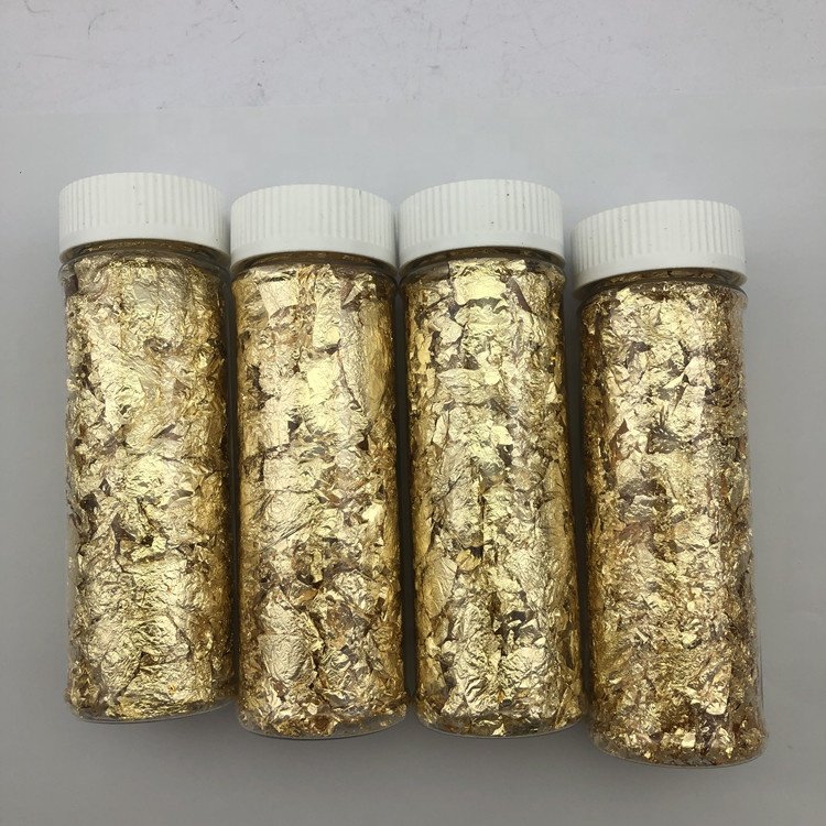 edible gold foil paper 9.33*9.33cm gold leaf for cake, ice cream, cupcake decoration