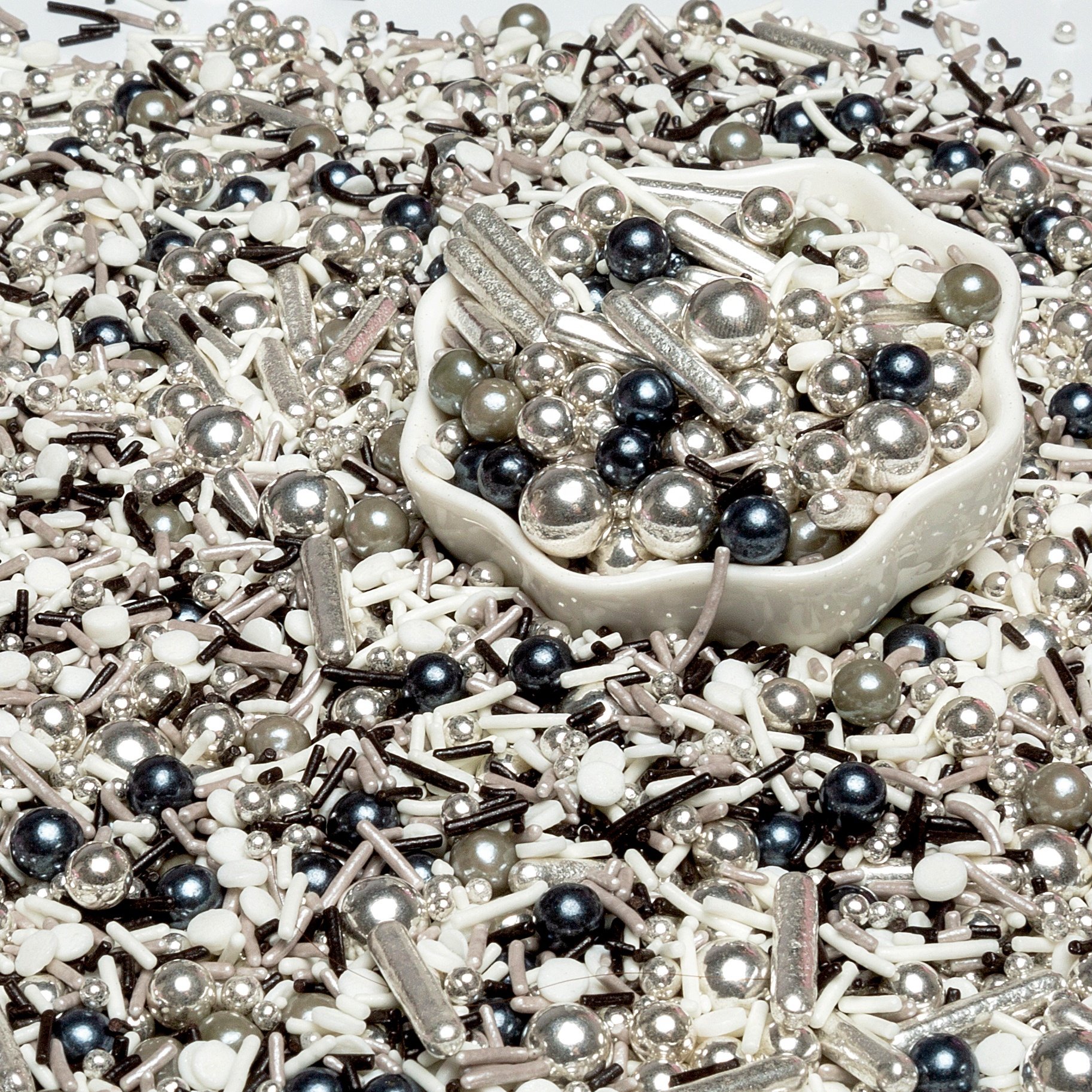 2022 New Luxury Mixed Gold Silver Colorful Edible Sprinkle Candy For Cake Cupcake Decoration