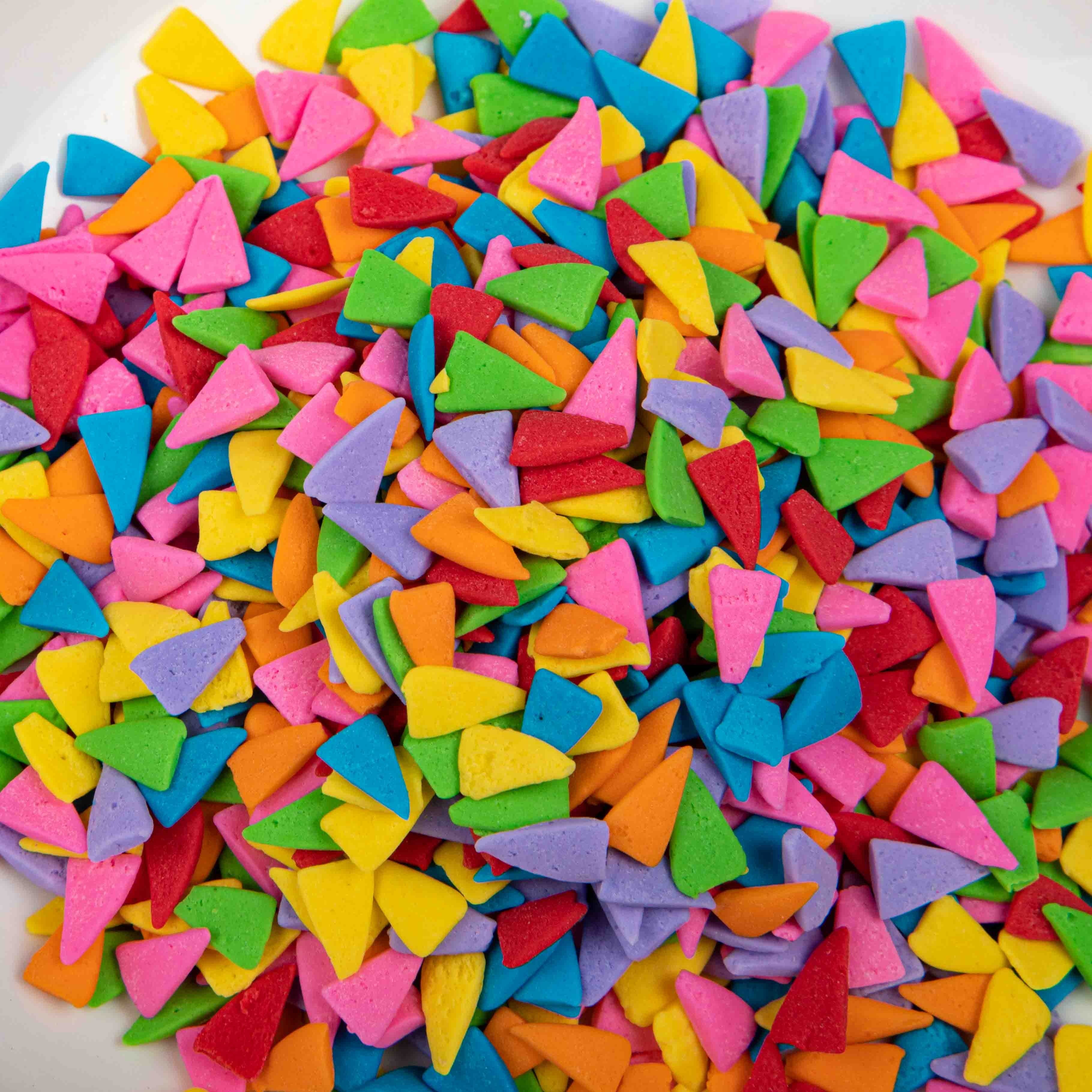 Round Quin Sprinkles Colorful Cut Sprinkles For Cake And Donut Decorate