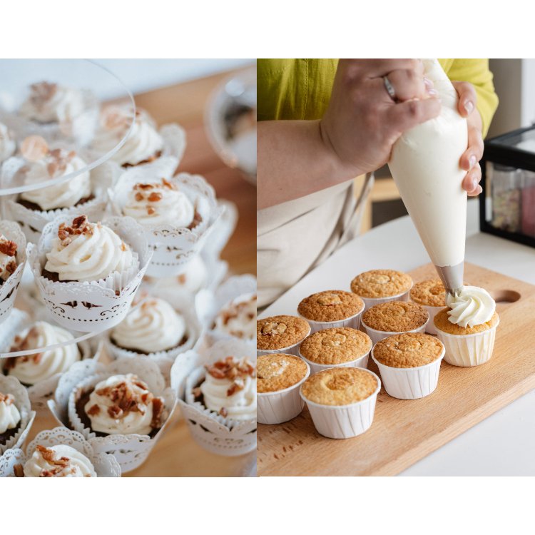 high quality custom Reusable Cake Decorating silicone pastry bag Silicone Piping Cupcake Bags ODM
