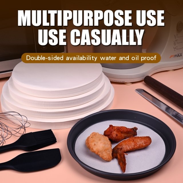 Non-stick Round Parchment Baking Paper Grease Proof Parchment Paper For Cake Muffin Cookies Loaf