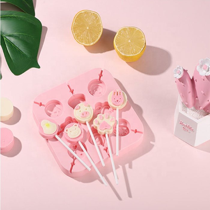 Round Lollipop Molds Chocolate Hard Candy Silicone Moulds DIY Tools Custom Candy Molds for Bakery Kitchenware