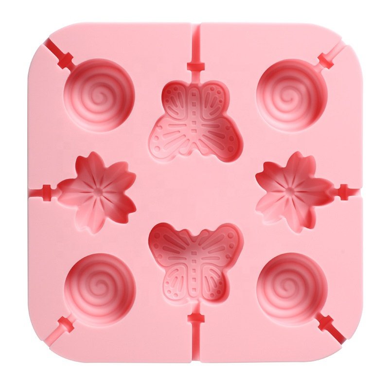 Round Lollipop Molds Chocolate Hard Candy Silicone Moulds DIY Tools Custom Candy Molds for Bakery Kitchenware