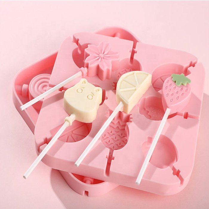 Round Lollipop Molds Chocolate Hard Candy Silicone Moulds DIY Tools Custom Candy Molds for Bakery Kitchenware