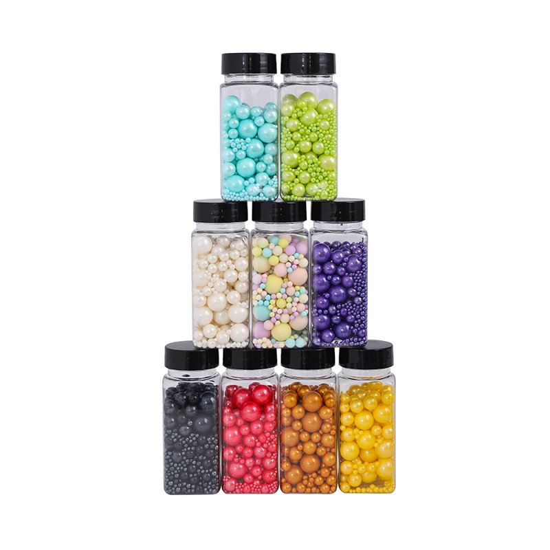 Birthday Christmas Pearlescent Pearl Cake Edible Decoration Bulk Baking Sugar Perlas Sticker Sprinkles For Lipgloss
