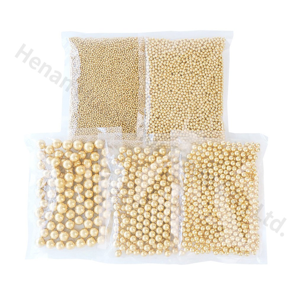 Pearl Sprinkles Cake Decorating Metallic Gold Rod Sugar Ball DIY Baking Tools bakery decoration ingredients cake sprinkles