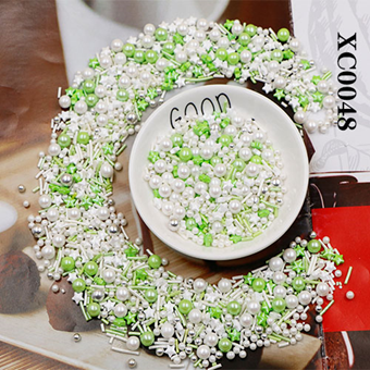 cake decoration jimmies sequin rod edible rainbow pearls sugar sprinkles for donut cake bread cake dressing ice cream