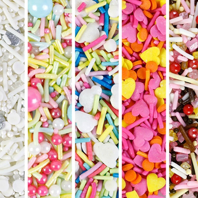 Valentine 3D Big Heart Press Candy Sprinkles For Wedding Bakery Decoration