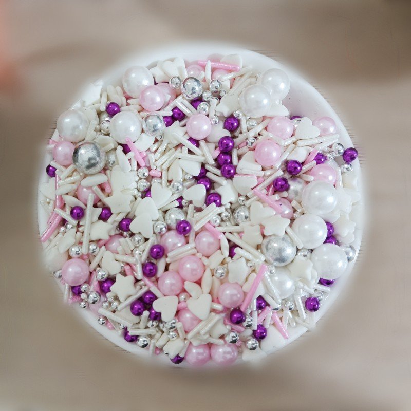 Bakery ingredients wholesale latest design rainbow color mix cupcake cheapest price sprinkles candy for cake decoration