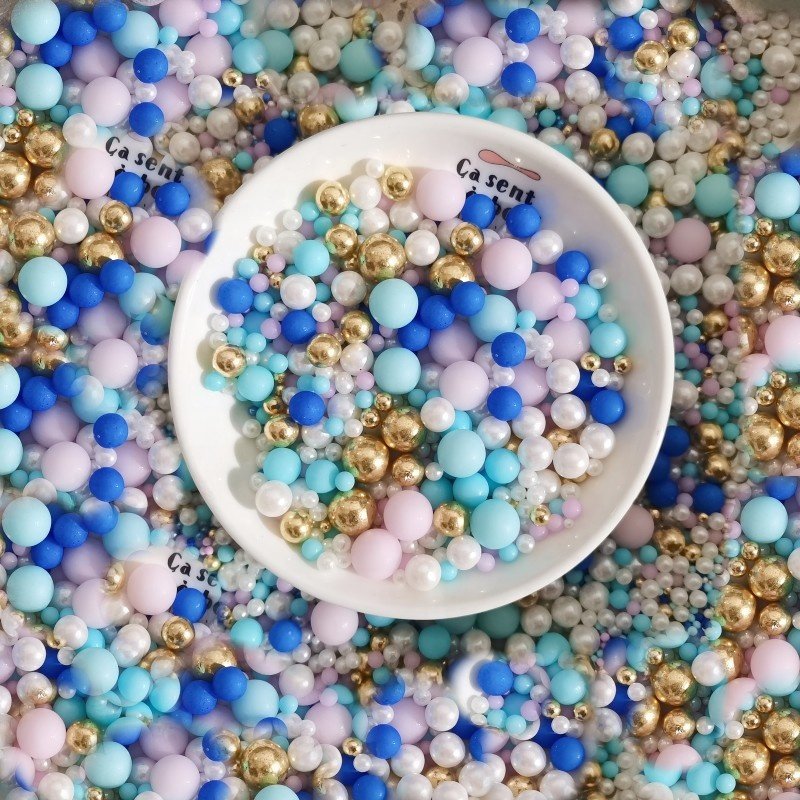 baked cupcakes Edible silver and white gold beads sugar pearl sprinkles cake decorating Sprinkles sugar on Christmas decorations